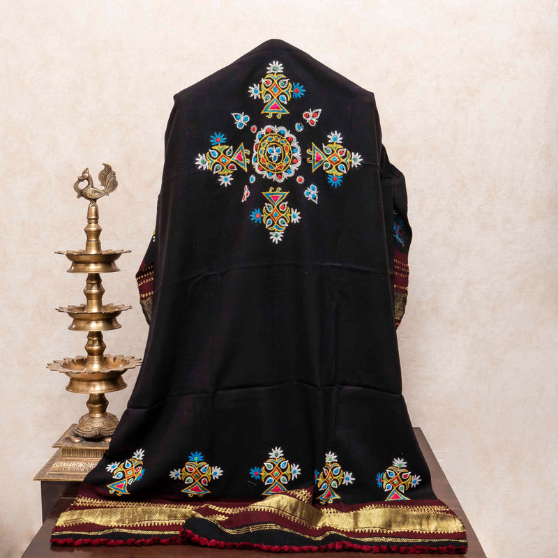 Zari Nakshi Handcrafted Heritage Shawl