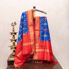 Divine Radiance Ikkat Silk Ensemble