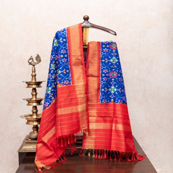 Divine Radiance Ikkat Silk Ensemble