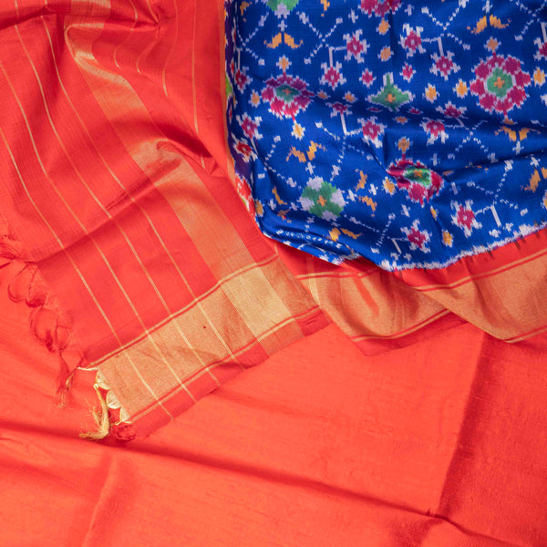 Divine Radiance Ikkat Silk Ensemble