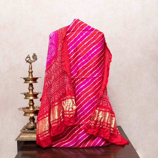Gulabi Rangrez Leheriya Bandhej Ensemble
