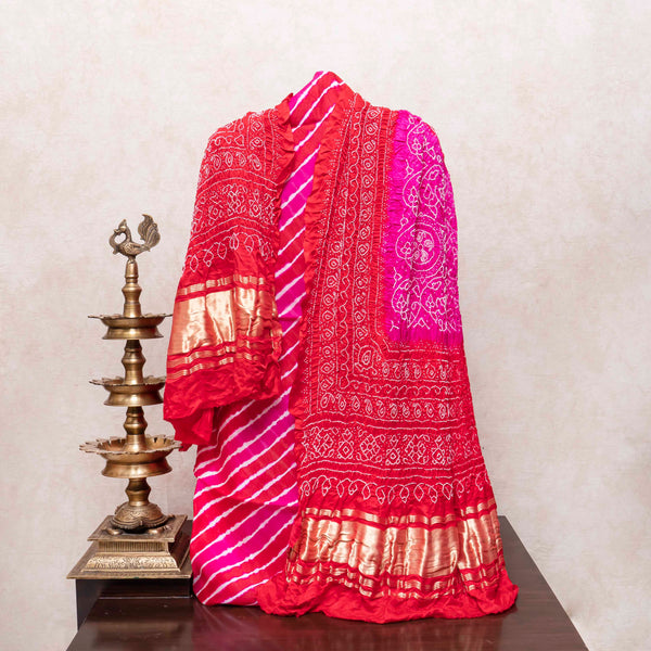 Gulabi Rangrez Leheriya Bandhej Ensemble