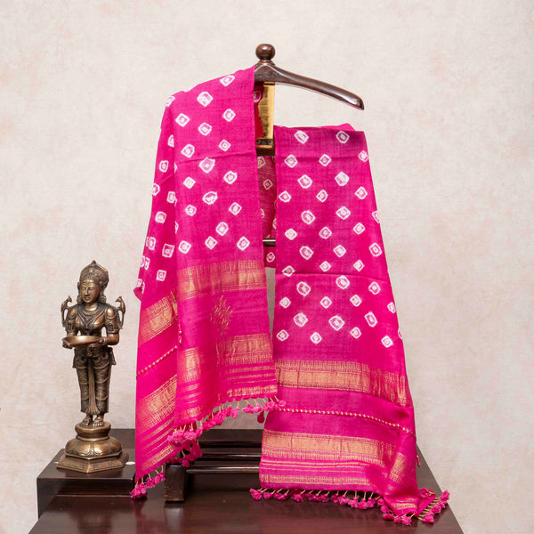 Rangrekha Bandhani Woollen Stole