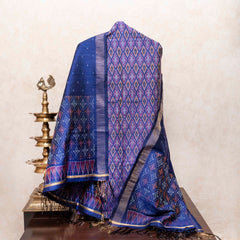 The Royal Blue Ikkat Melody