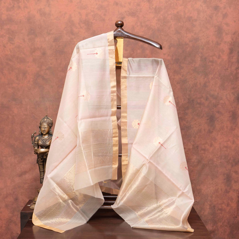 Kadwa Buta Silk's Ikkat Resham Poshak