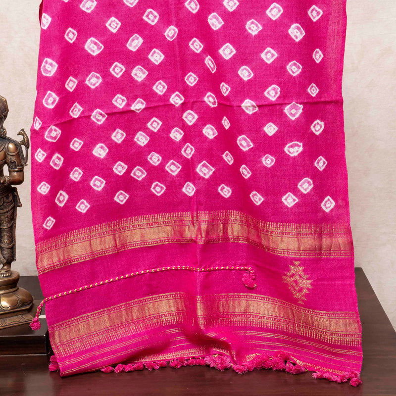 Rangrekha Bandhani Woollen Stole