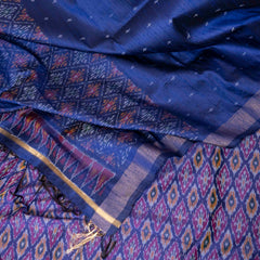The Royal Blue Ikkat Melody