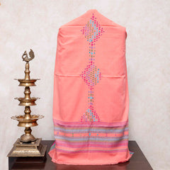 Handloom Kala Cotton Kurta Fabric With Mirror Work, Handloom Kala Cotton Bottom & Handloom Kala Cotton Designer Dupatta