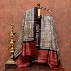 Handloom Tussar Silk Kurta, Bottom Fabric & Handloom Tussar Silk Dupatta