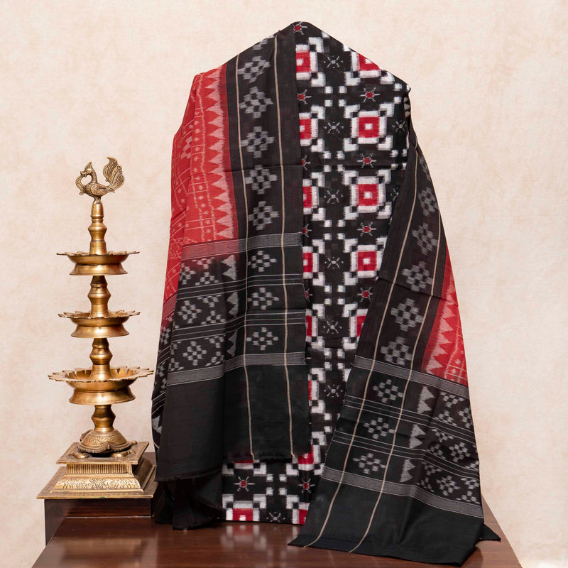 Handloom Sambalpuri Kurta Fabric & Handloom Sambalpuri Dupatta