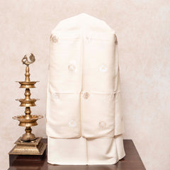 Handloom Muga Silk Kurta & Bottom Fabric With Handloom Banarasi Katan Silk Dupatta