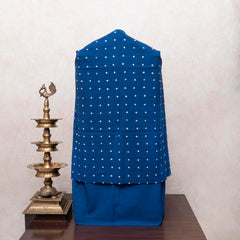 Azure Charm Handloom Kala Cotton Bandhani Suit Set