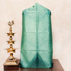 Hand Tie - Dye Chandari Silk Kurta Fabric & Handloom Chanderi Silk Dupatta With Kadwa Weave Motif