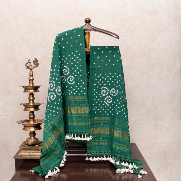 Vrindavan Bandhej Kala Cotton
