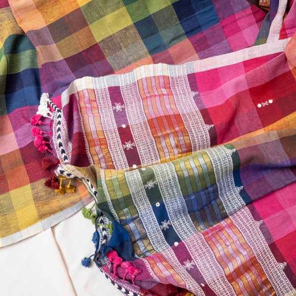 Rangilo Kala Cotton Handloom Ensemble