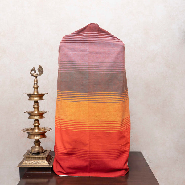 Vibrant Grace Handloom Kala Cotton Kurta, Bottom & Dupatta Set