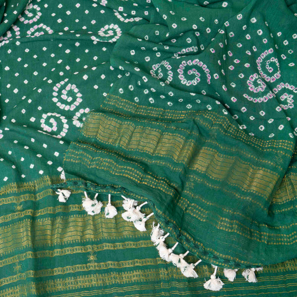 Vrindavan Bandhej Kala Cotton