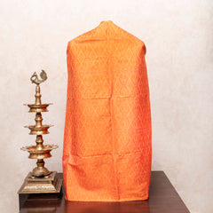 Saffron and Crimson Ikkat Weave