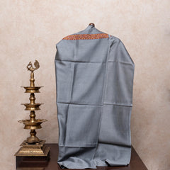 Chanderi Kurta & Dupatta With Kashmiri Sozni Hand Embroidery