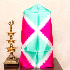 Pure Silk Kurta Fabric With Clamp Dying & Handloom Katan Silk Banarsi Dupatta