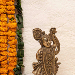 Handcrafted Brass Shrinathji Krishna Statue