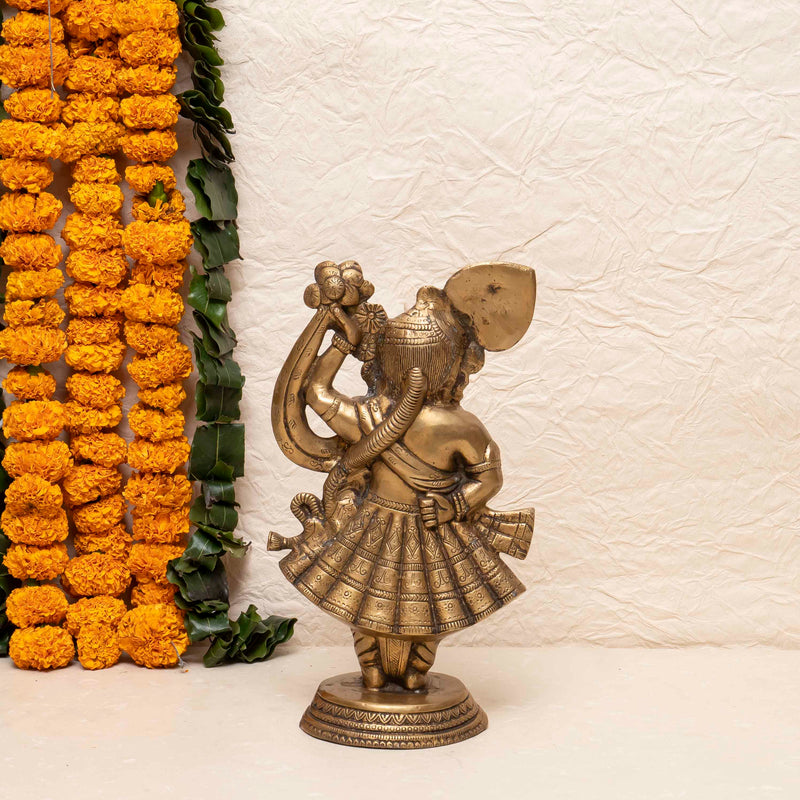 Handcrafted Brass Shrinathji Krishna Statue