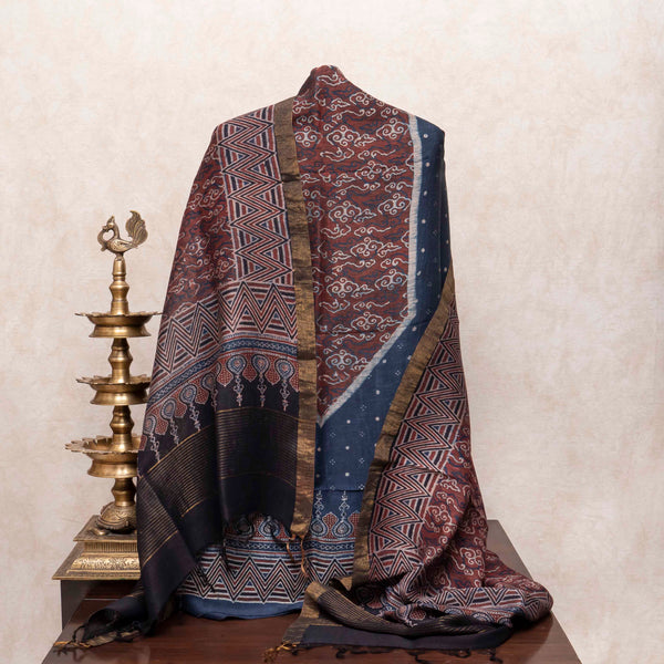 Ajrakh Rooh-e-Shaahi Weave