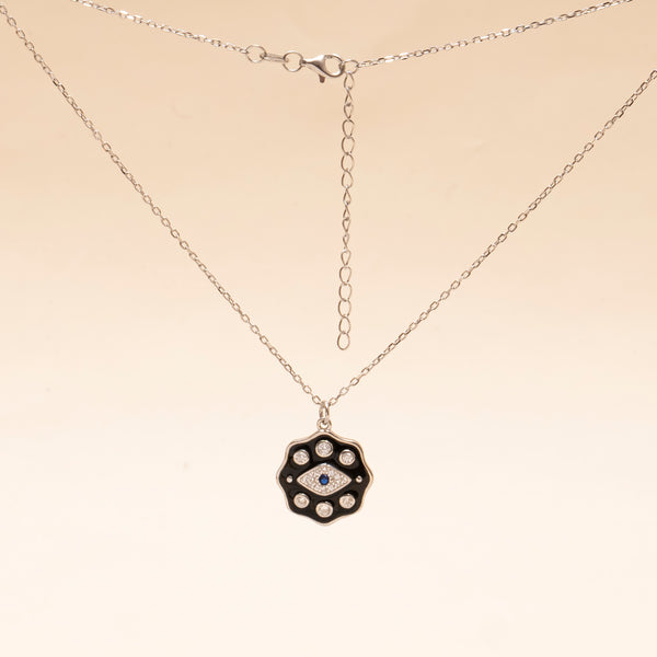 Evil eye pendant - Black