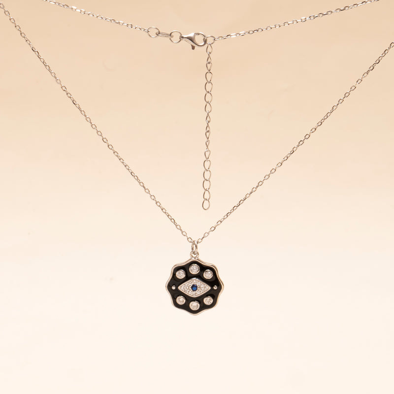 Evil eye pendant - Black