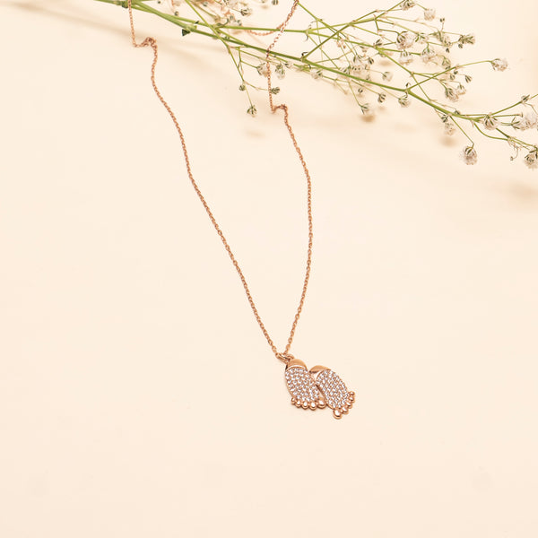 Baby Feet Necklace - 925 Silver