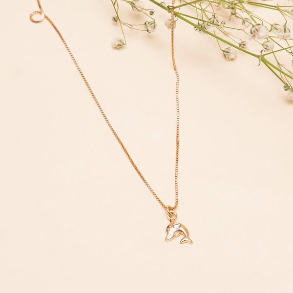 925 Silver - Dolfin Pendant With Earrings