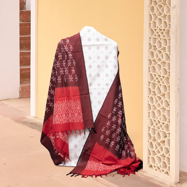 Rangratna Ikkat – Handloom Cotton Ensemble