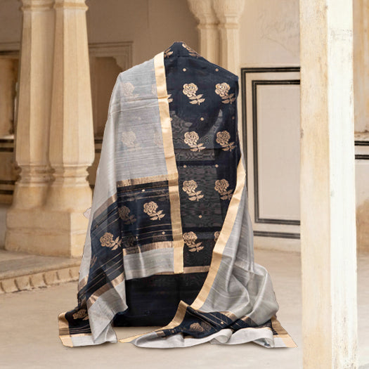 Chanderi Silk's Golden Garden